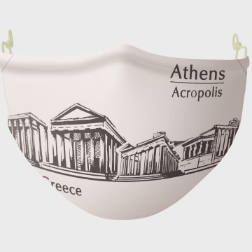 Μάσκα Υφασμάτινη Acropolis L