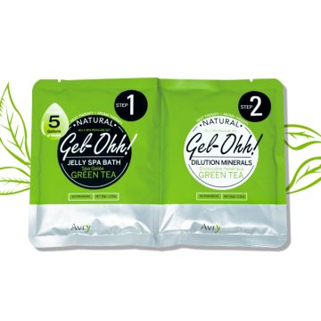Gel-Ohh! Jelly Spa Bath Green Tea 50gr & 50gr