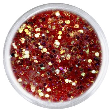 Confetti with Glitter Dust - Red 2gr